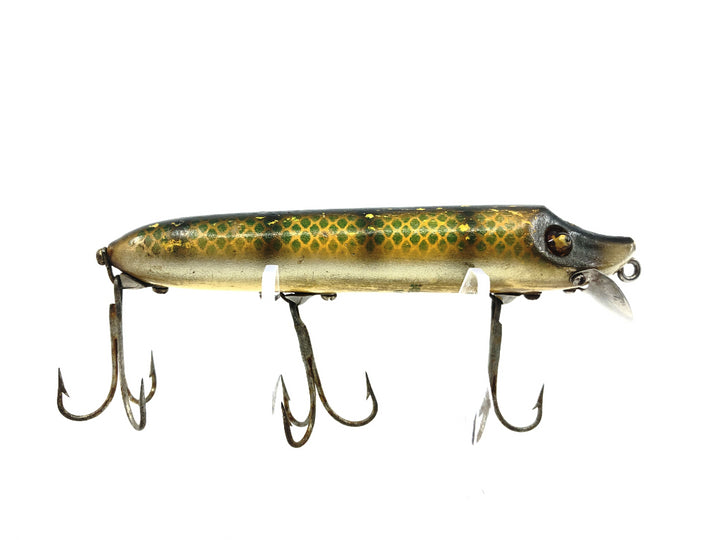 Wooden Heddon Vamp Pike Scale Glass "Goggle Eyes"