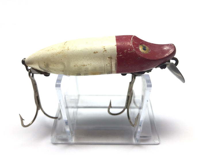 Heddon River Runt Spook Floater Red Head White Body