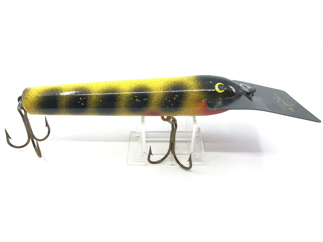 Len Hartman Musky Deep Diver in Bumble Bee or Jail Bird Color