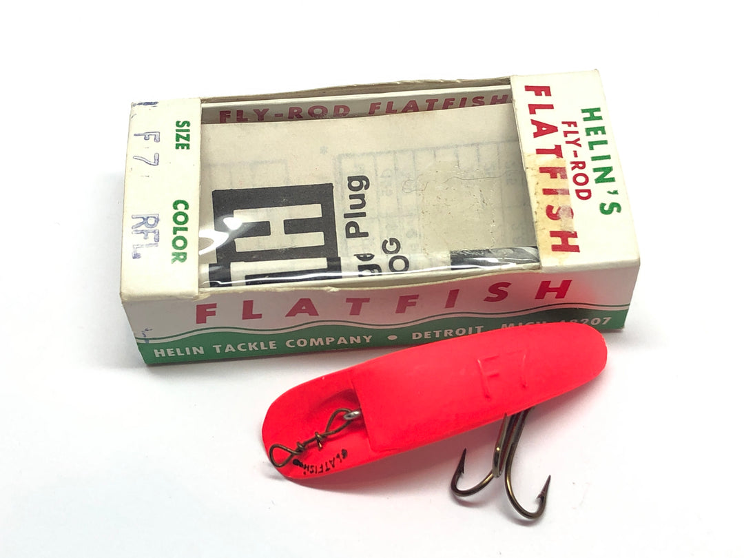 Helin Flatfish Newer F7 RFL Red Fluorescent New with Box