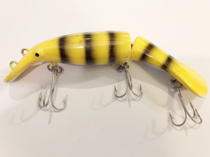 Homer Le Blanc Jointed Swim Whizz Musky Bait Jail Bird Color