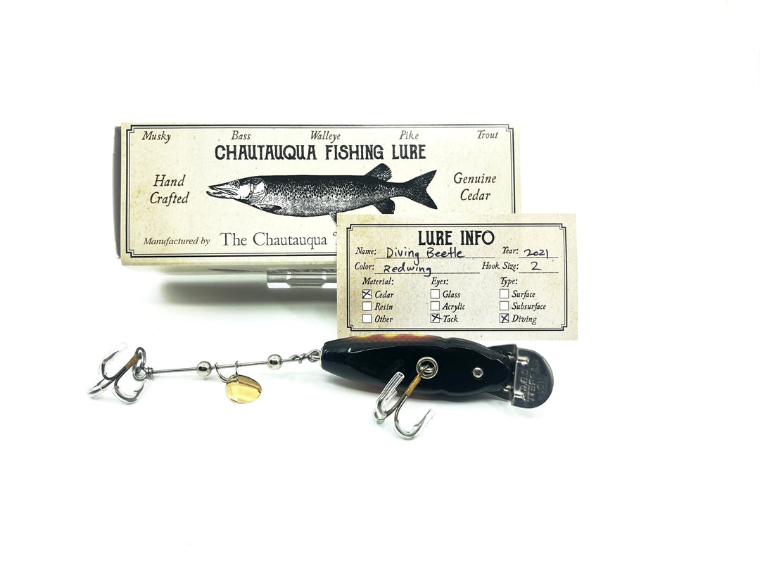 Chautauqua Custom Diving Beetle with Factory Lip Redwing Color