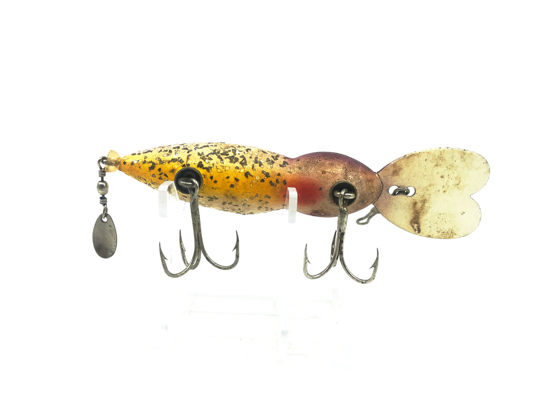 Whopper Stopper Hellbender, Purple Back/Yellow Belly/Silver Sparkle Color