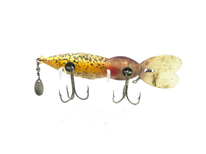Whopper Stopper Hellbender, Purple Back/Yellow Belly/Silver Sparkle Color