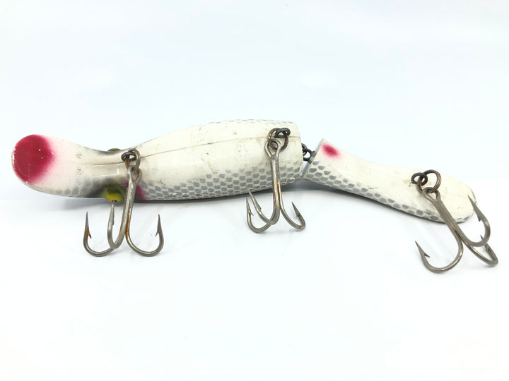Drifter Tackle The Believer 8" Jointed Musky Lure Color White Scale