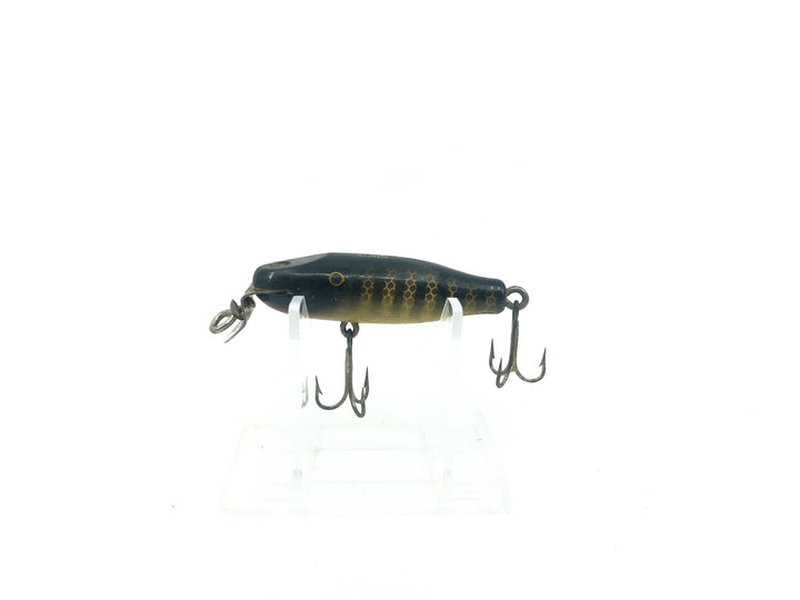 Creek Chub Wooden 9300 Spinning Pikie Black Scale Color 9333