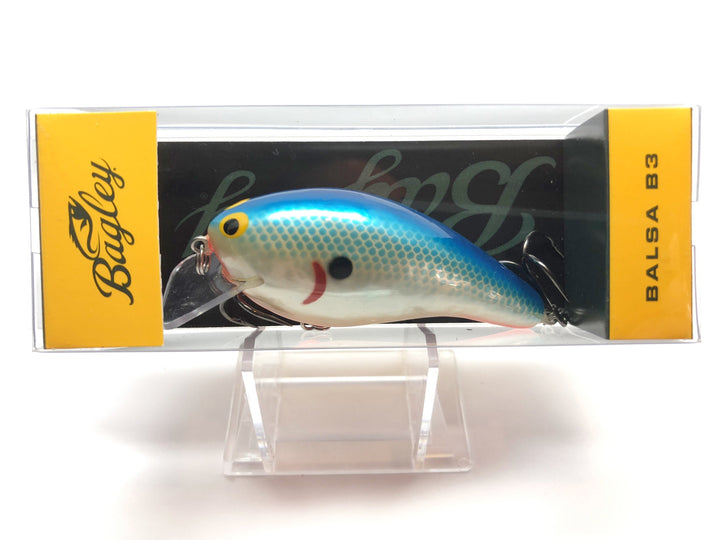 Bagley Balsa B3 BB3-BSO Blue White Orange Belly Color New in Box OLD STOCK
