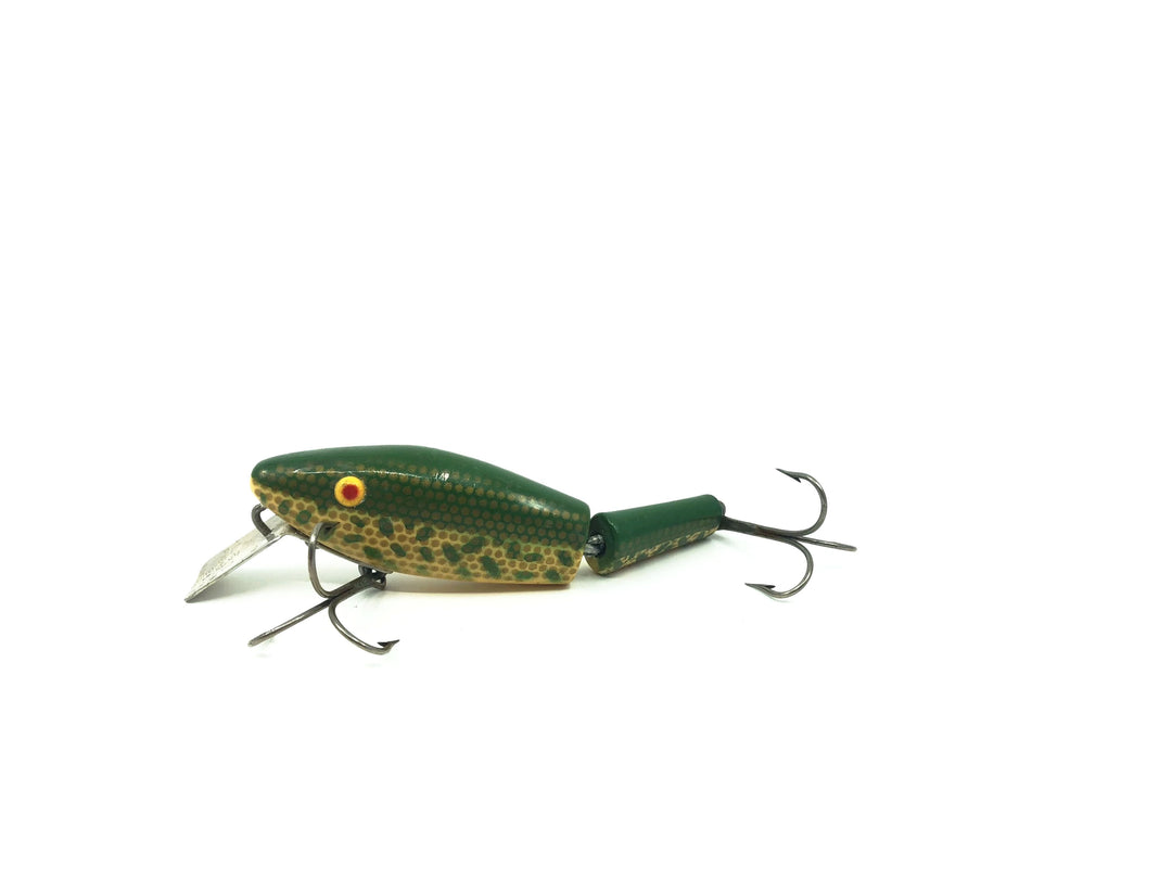L & S Pike Master 35 Color #22 White Belly/Green Back Opaque Eyes