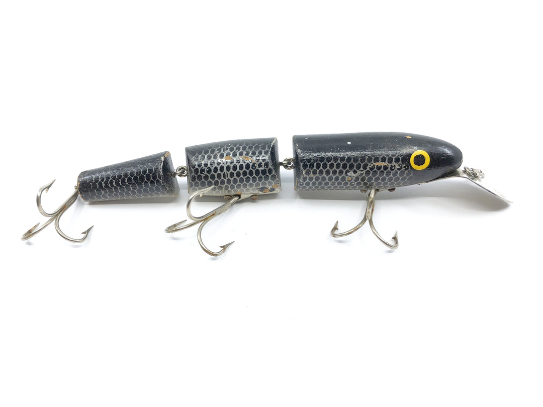 Big Fork Reef Digger Musky Lure Triple Jointed Black Scale Color