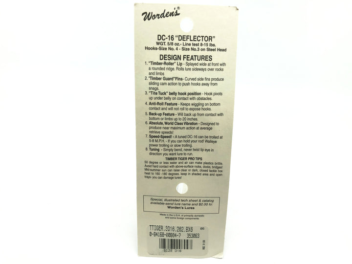 Worden Timber Tiger Deflector DC-16 Color 262 Timber Ghost Spook