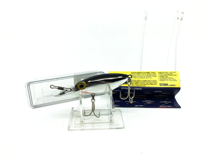 Storm Thin Fin Hot 'N Tot AH140 Metallic Silver/Black Back/Red Throat Color