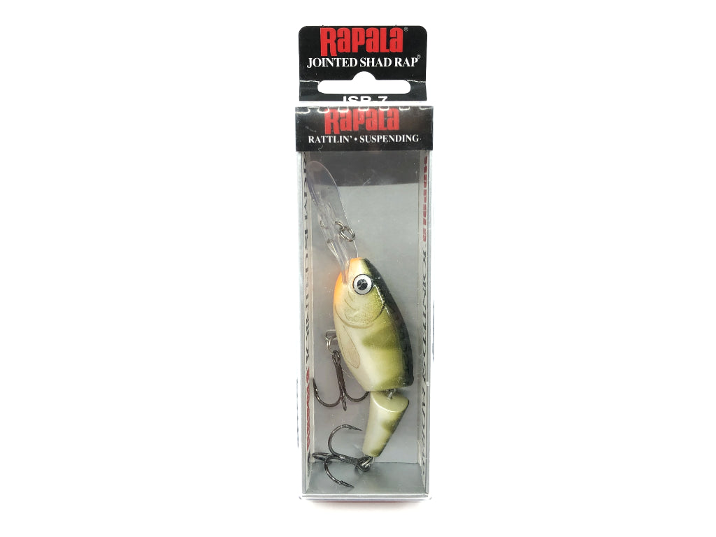 Rapala Jointed Shad Rap JSR-7 YP Yellow Perch Color New in Box Old Stock
