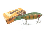 Vintage Wooden Bomber Lure with Box Perch Color