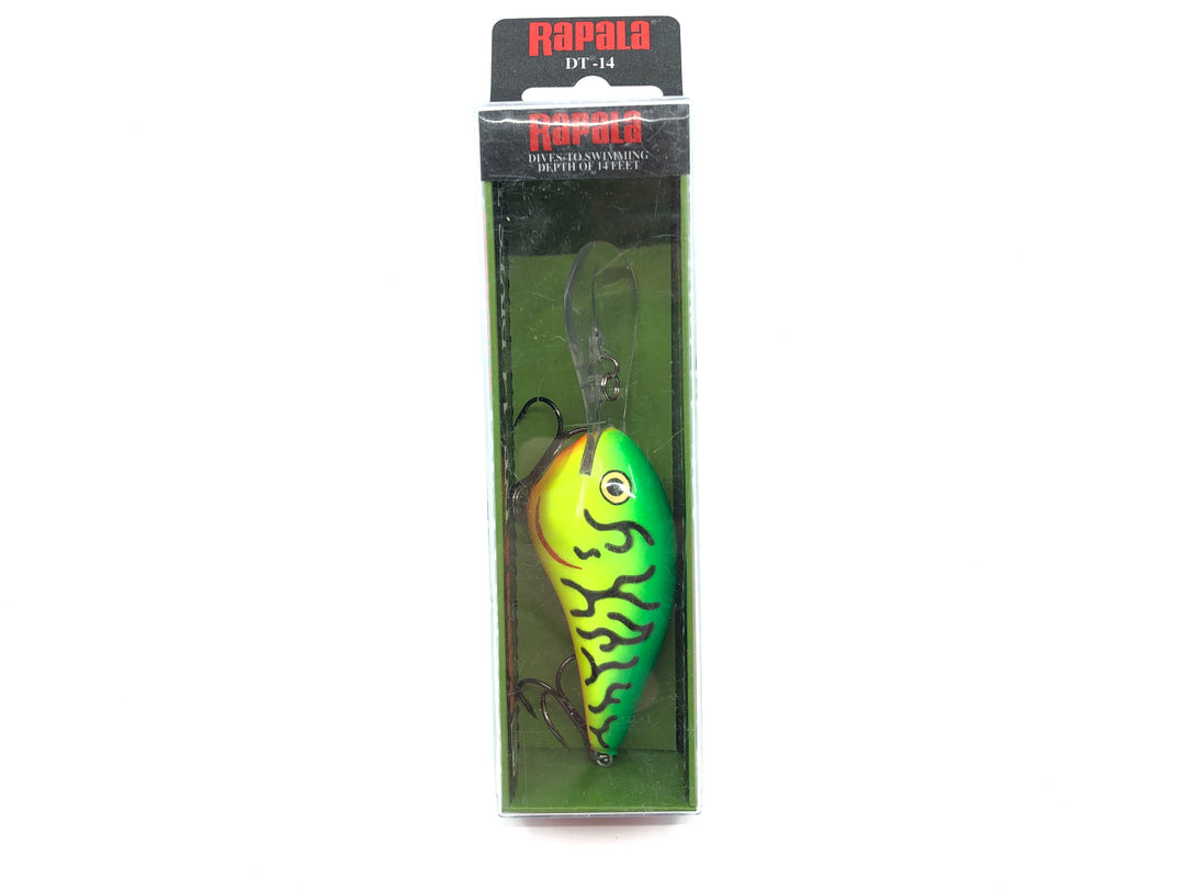 Rapala Dives-To 14 DT-14 FT Firetiger Color New in Box Old Stock
