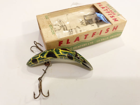 Helin Flatfish F6 Frog Color with Box and Paperwork