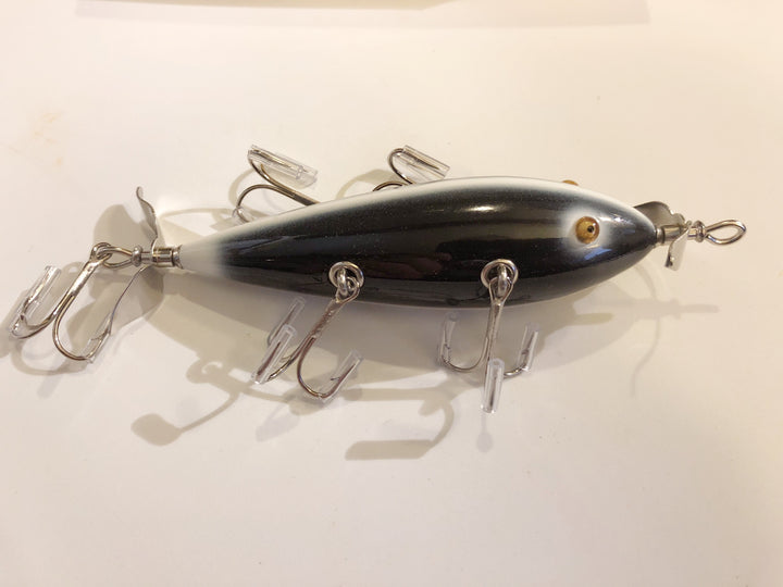 Rusty Jessee Killer Baits Five Hook Minnow in Black White Skunk Color 10/2013