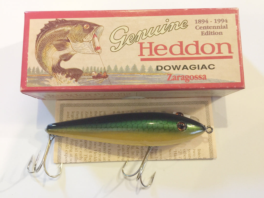 Heddon Centennial 1994 Wooden Zaragossa X6500W-GNS New in Box!