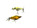Tackle Industries Skip Jack Combo, Floater Topwater Bait, Yellow Shadow Wave/Metallic Yellow Scale