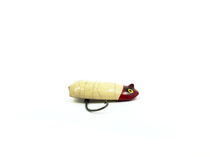Paul Bunyan Dinky Fly Lure White/Red Head Color