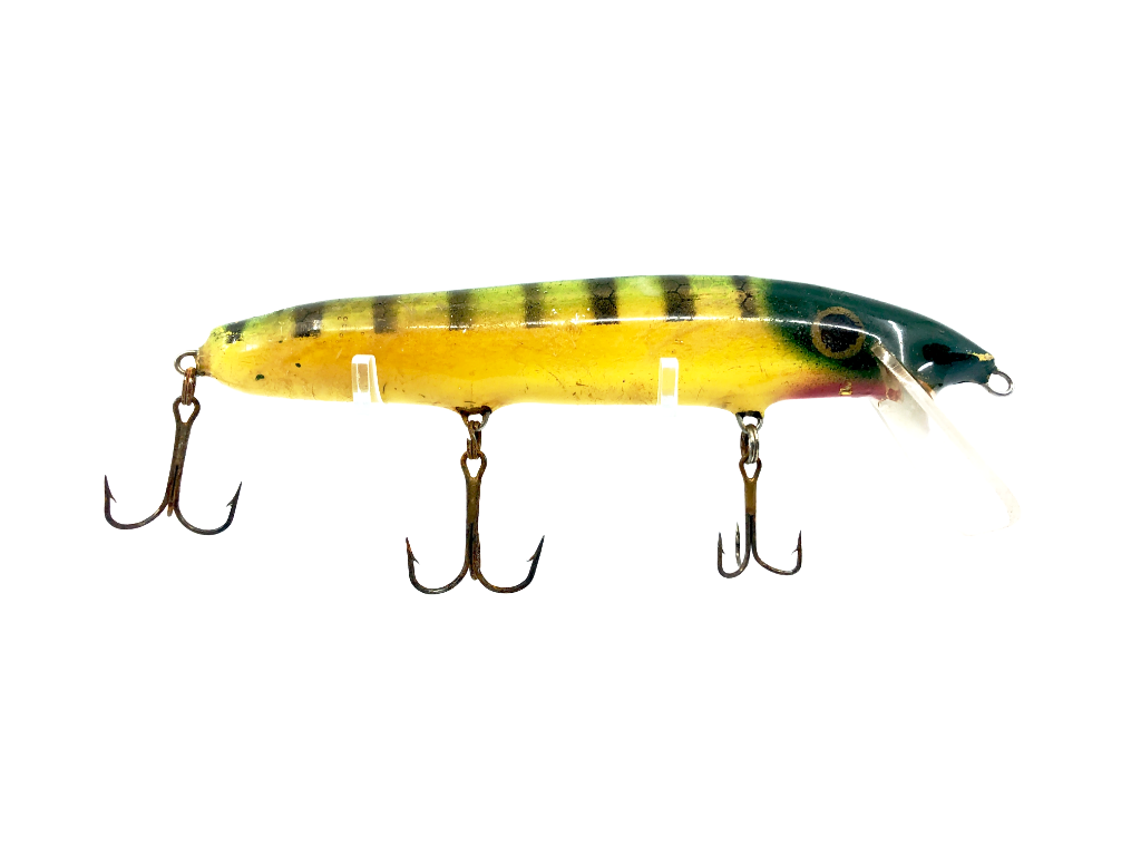 Crane 206 Musky Lure Green Perch Yellow Belly Color