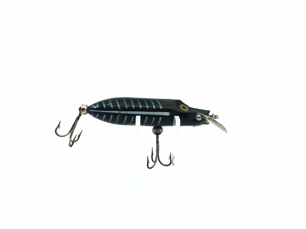 Leurre De Pêche Vintage ABU Hi-lo Suède - Crankbait Noir Pour Eau Douce, Original