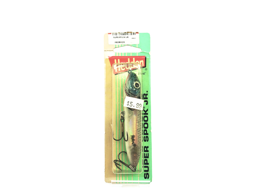 Heddon Super Spook Jr HOS Okie Shad Color New on Card