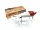 Vintage Bomber Red Head White Body Color in Box