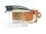 Bomber Popper Black Metachrome with Tail and Box