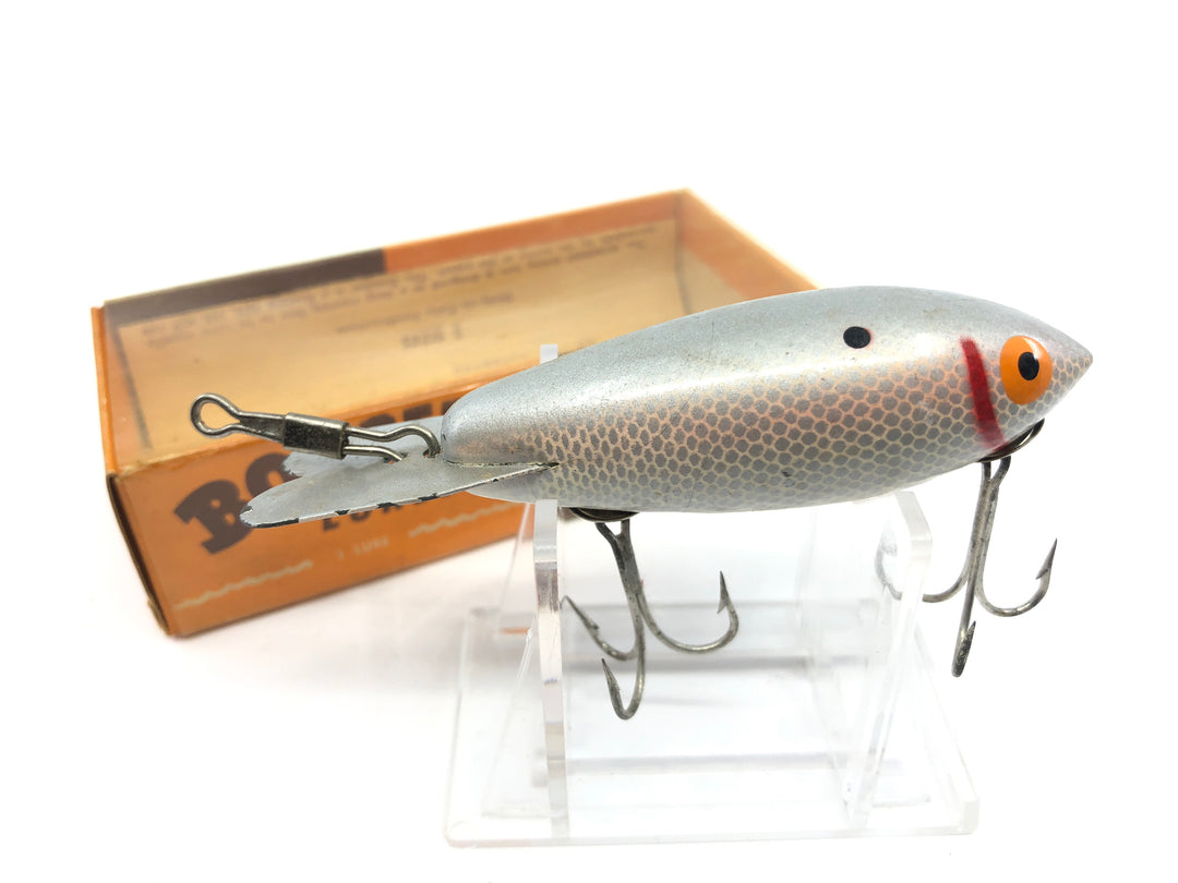 Vintage Wooden Bomber 540 Silver Shad Color with Box