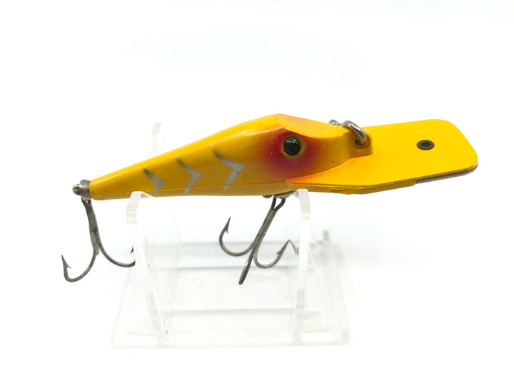 Arbogast Hustler Yellow with Silver Ribs Color
