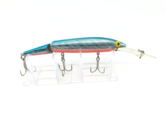 Rebel Jointed Spoonbill Minnow Blue Silver and Red