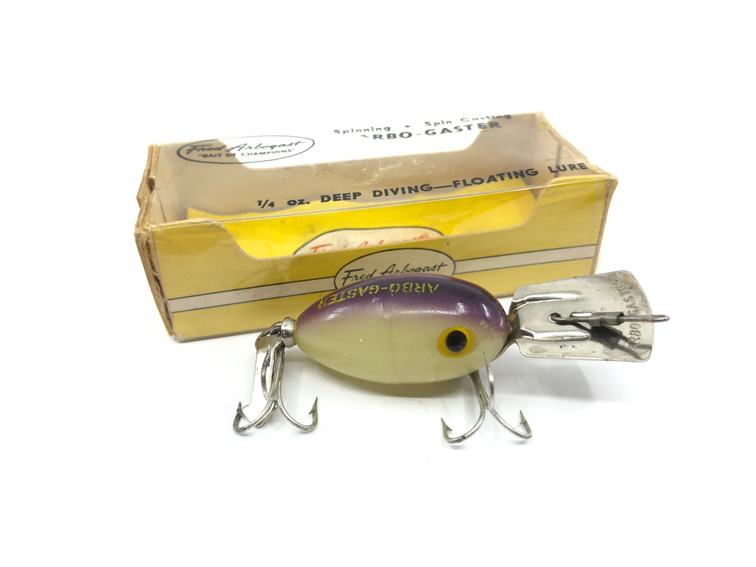 Arbogast Arbo-Gaster Purple Back Color with Box and Paperwork