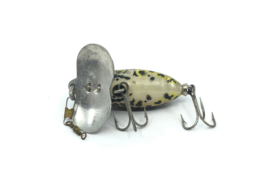 Arbogast Small Jitterbug Dark Leopard Frog Color