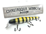 Chautauqua 8" Minnow Musky Lure Special Order Color "Jail Bird"