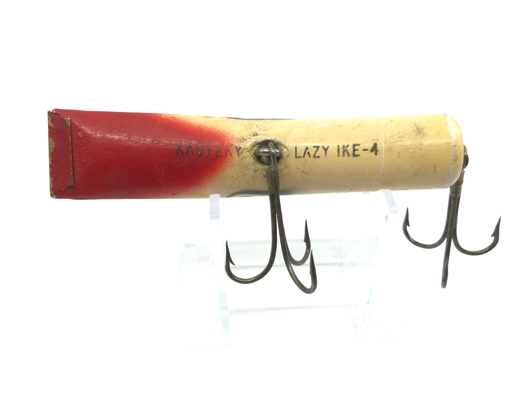 Wooden Kautzky Lazy Ike 4 Red and White Color