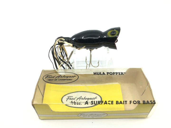 Arbogast Hula Popper Black Color with Box