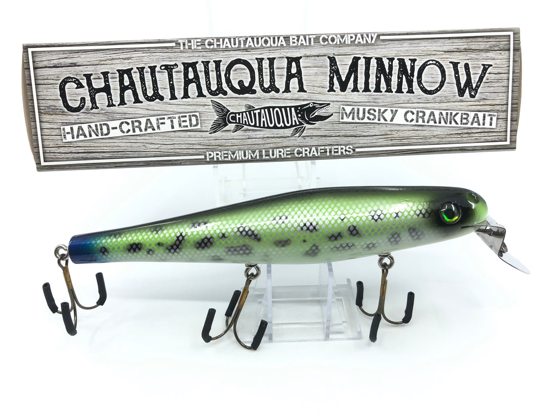 Chautauqua 8" Minnow Musky Lure Special Order Color "Natural Bass"
