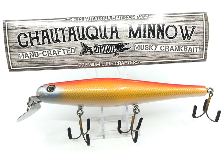 Chautauqua 8" Minnow Musky Lure Special Order Color "Goldfish"