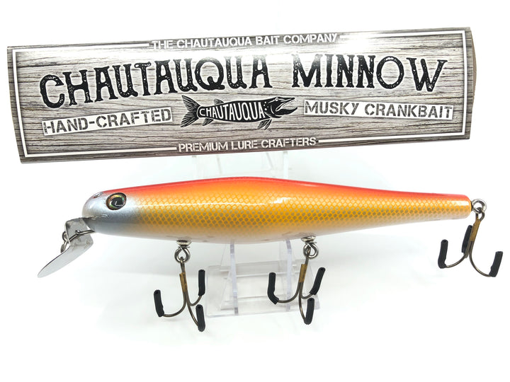 Chautauqua 8" Minnow Musky Lure Special Order Color "Goldfish"