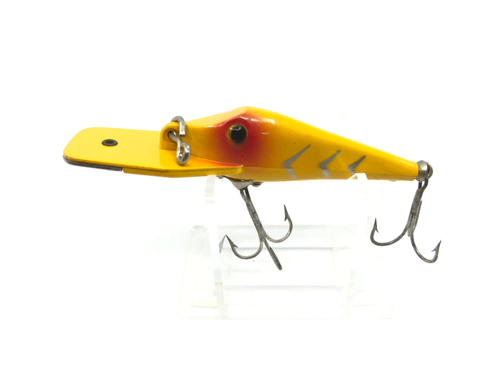 Arbogast Hustler Yellow with Silver Ribs Color