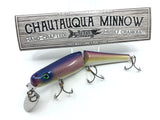 Jointed Chautauqua 8" Minnow Musky Lure Special Order Color "Twilight"