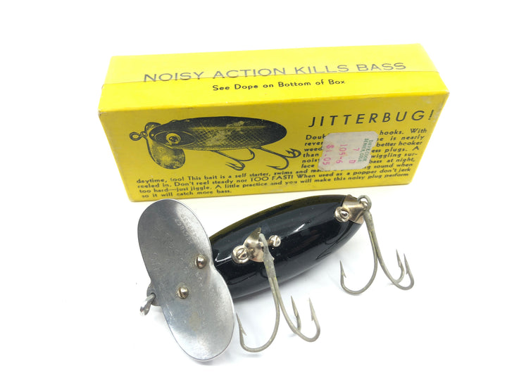 Arbogast Jitterbug Black Color with Box and Paperwork