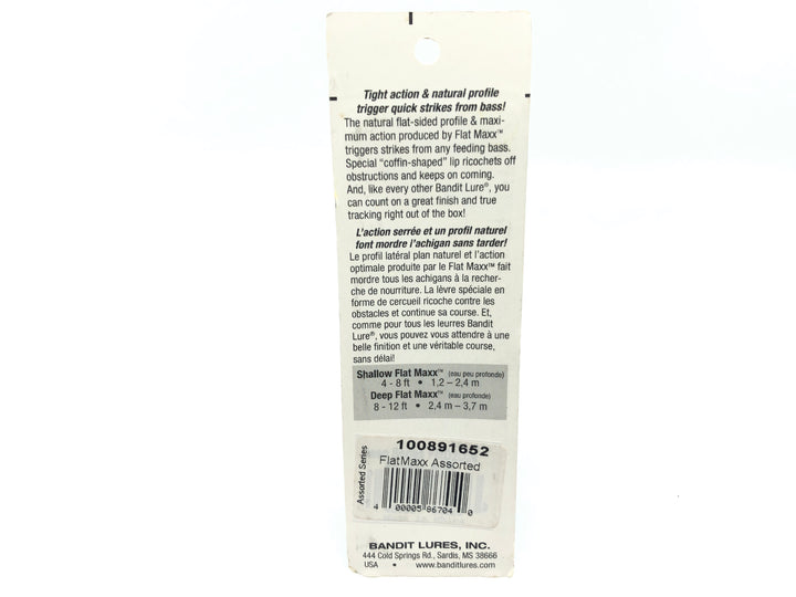 Bandit Flat Maxx Deep Series Green Bass Type Color New on Card