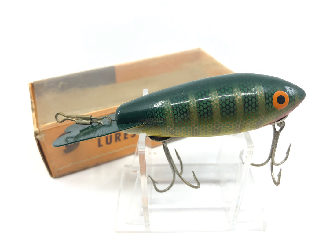 Vintage Wooden Bomber 505 Green Perch Color with Box