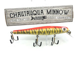 Chautauqua 8" Minnow Musky Lure Special Order Color "Inferno"
