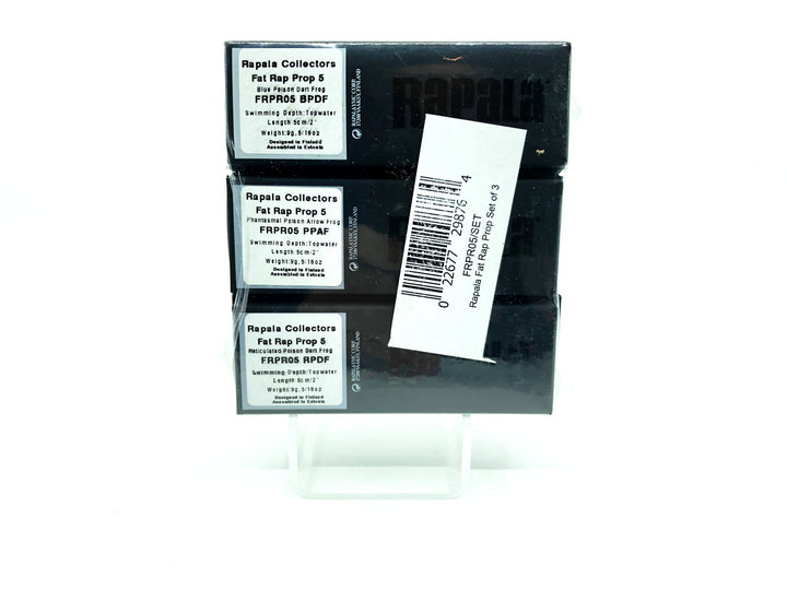 Rapala Poison Frog Set of Three Collectors Set Sealed in Box