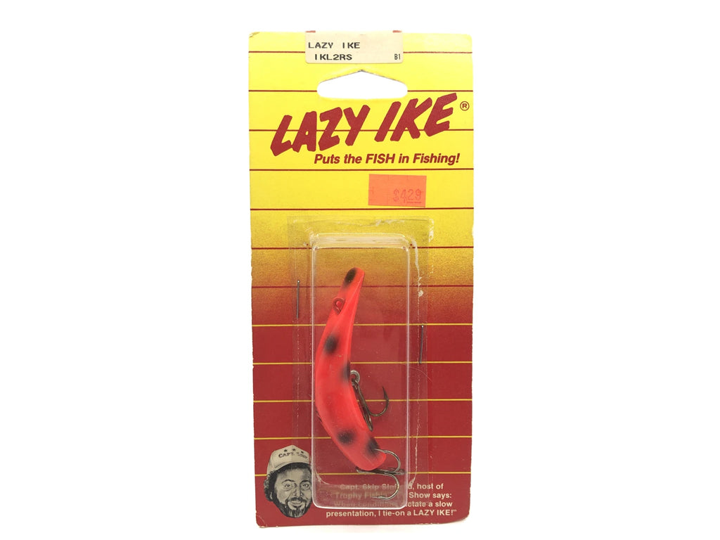 Lazy Ike IKL2RS Red Spot Color New on Card Old Stock