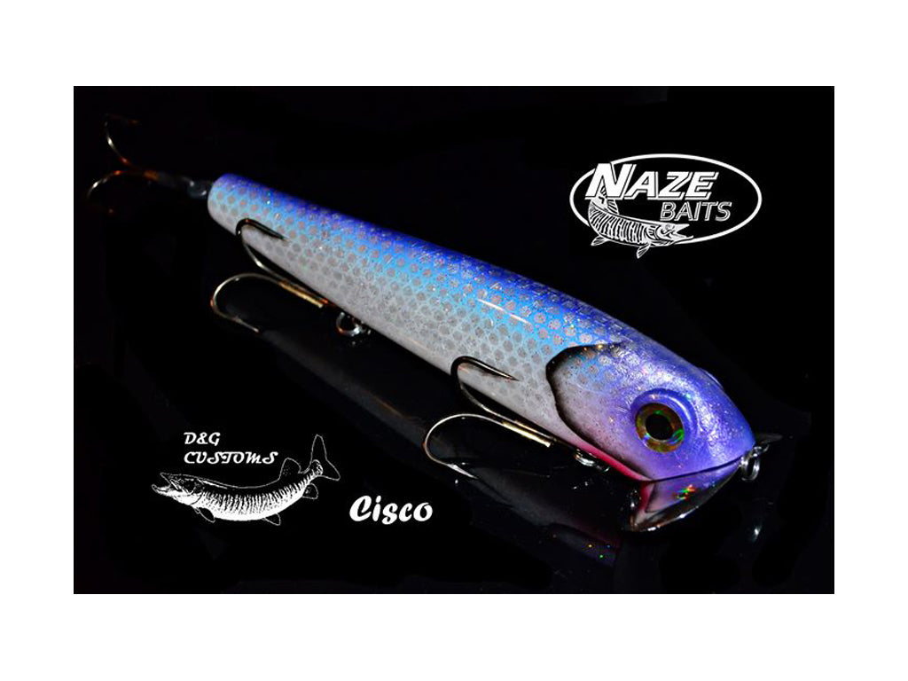 Naze Tin Head 8 1/2" Musky Lure in Custom Cisco Color