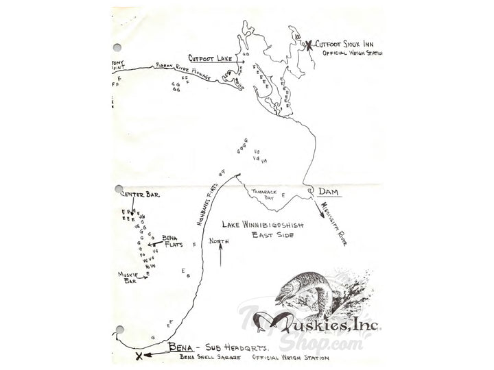 Muskies Inc Newsletters Packet 1969 to Early 70's from Al Tumas (Alzbaits) Estate